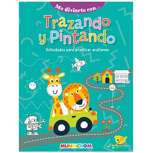 Mundicrom – Libro Me Divierto Con... Trazando y Pintando