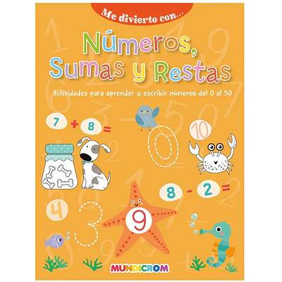 Mundicrom – Libro Me Divierto Con... Números, Sumas y Restas