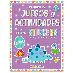 Mundicrom – Libro Sticker Juegos y Actividades Dinosaurios
