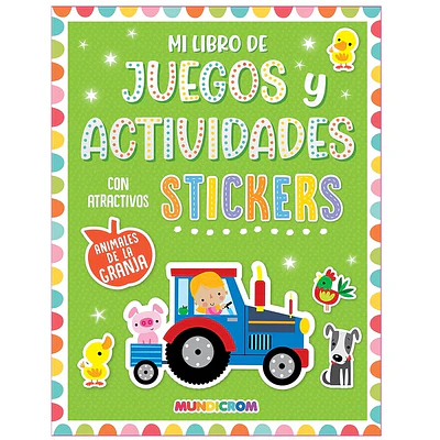Mundicrom – Libro Sticker Juegos y Actividades Animales de la Granja