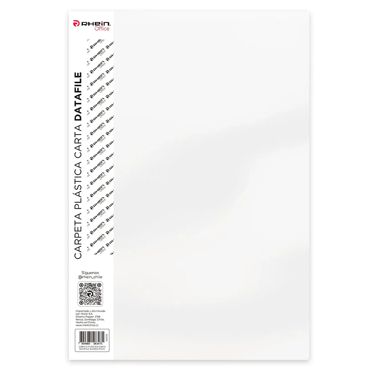 Rhein – Carpeta Plástica con Accoclip Metálico Tamaño Carta – 1