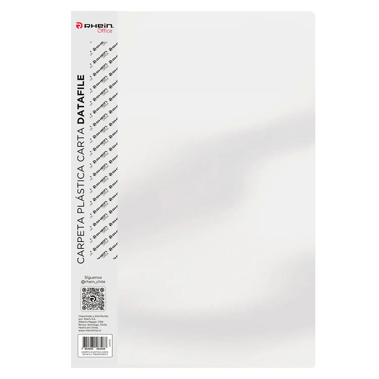 Rhein – Carpeta Plástica con Accoclip Metálico Tamaño Carta – 3
