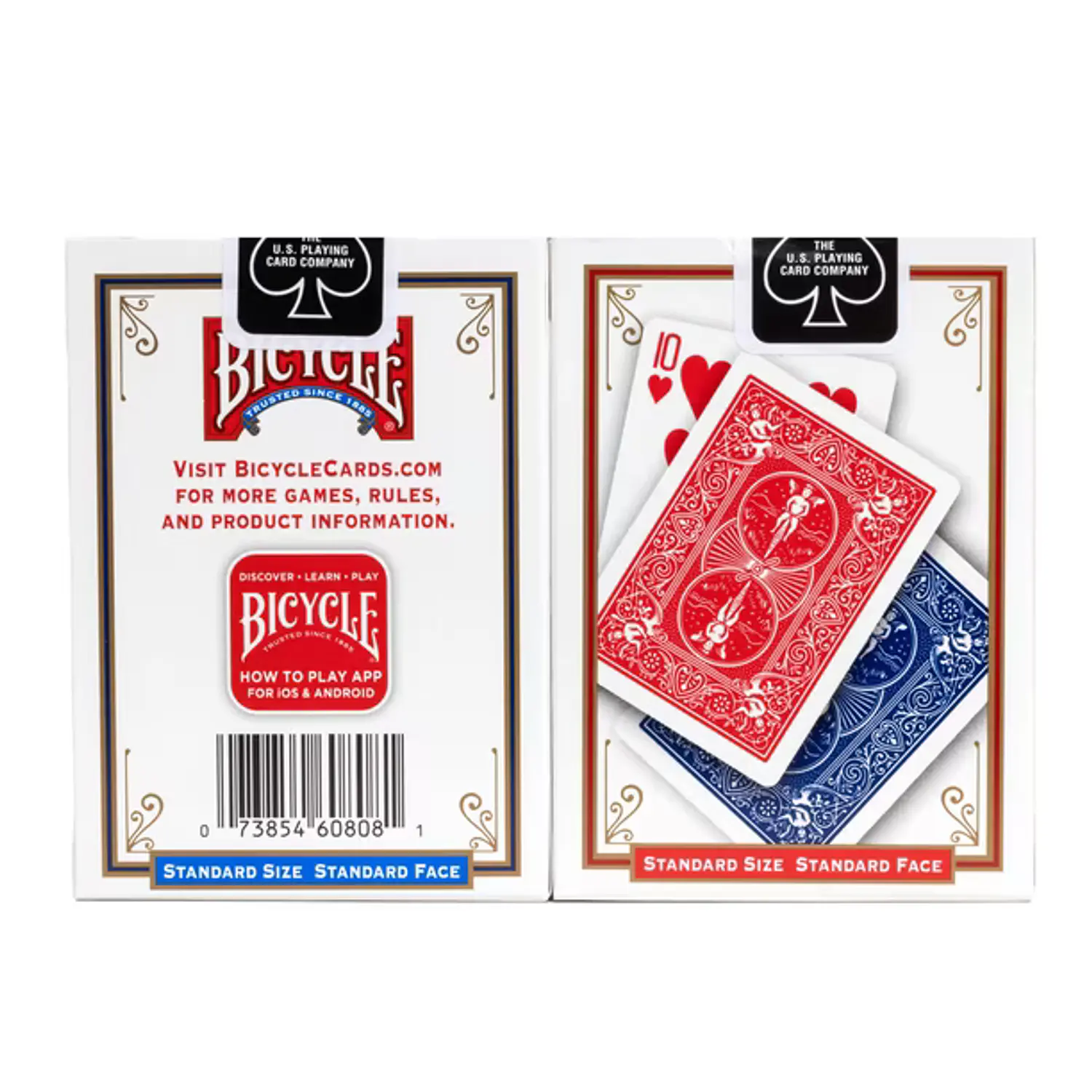 Bicycle – Naipe 808 Standard – Pack 2 Mazos Rojo y Azul – 4