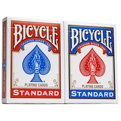 Bicycle – Naipe 808 Standard – Pack 2 Mazos Rojo y Azul