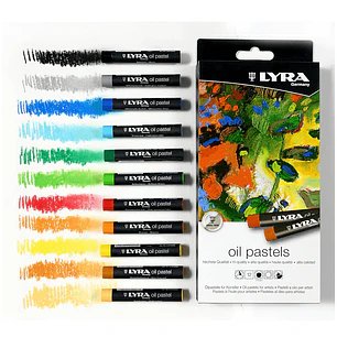 Lyra – Pasteles al Óleo Profesionales – 12 Colores