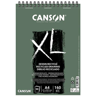 Canson – Croquera XL Recycled A4 – 50 Hojas – 160 gr