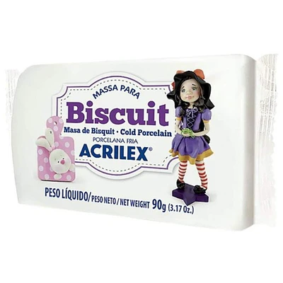 Acrilex – Masa para Modelar Biscuit Porcelana Fría – 90 g