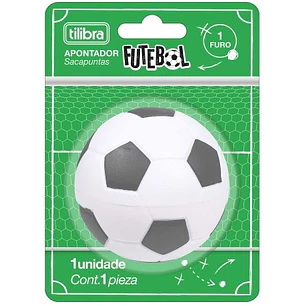 Tilibra – Sacapuntas Pelota de Fútbol – 1 Orificio con Depósito