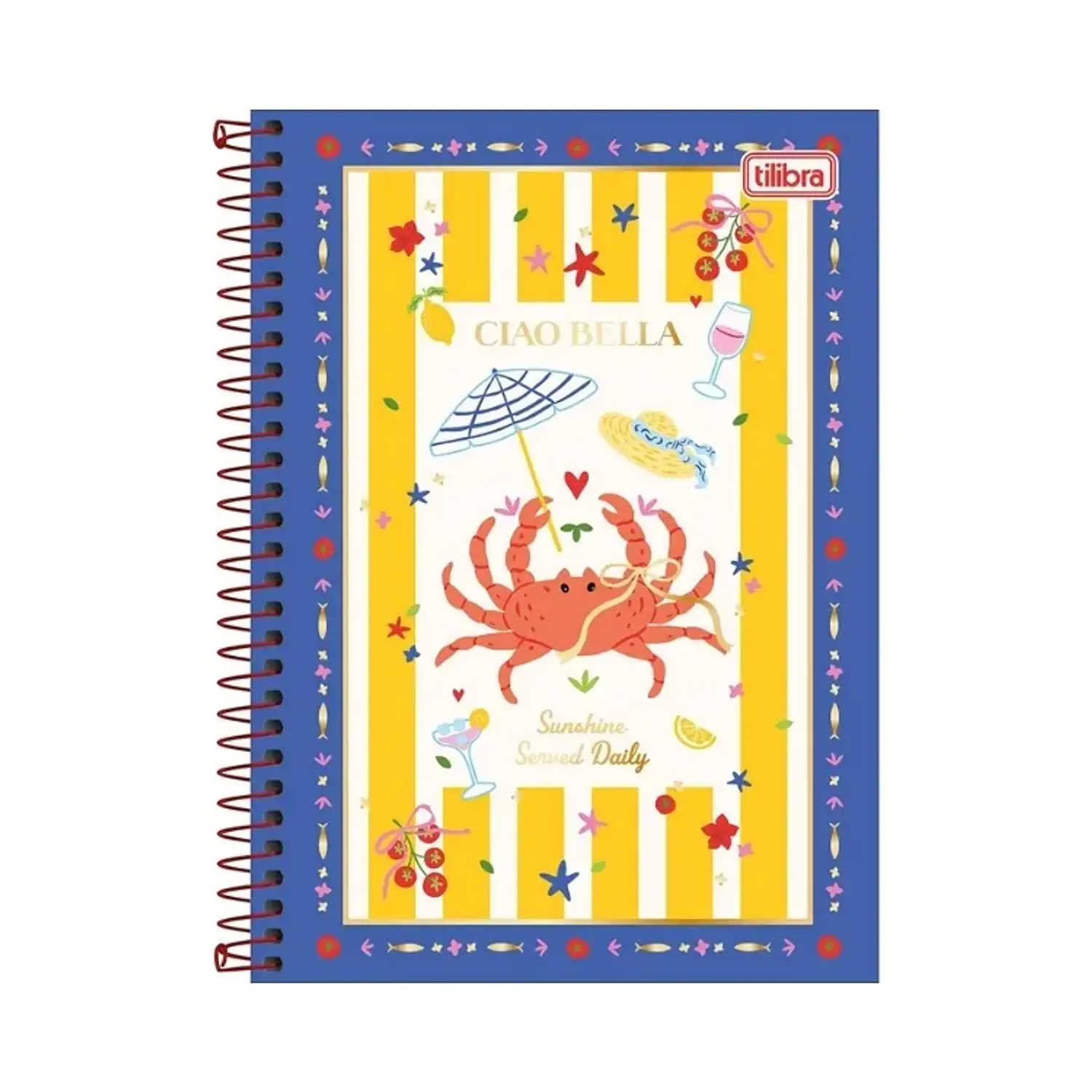 Tilibra – Libreta Seamalfi – 14x 20 cm - 80 Hjs – 3