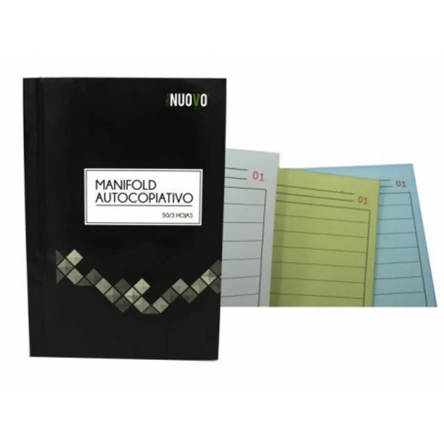 Nuovo – Libro Manifold Triplicado – 50 Hjs – 2