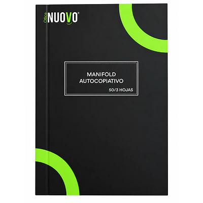 Nuovo – Libro Manifold Triplicado – 50 Hjs