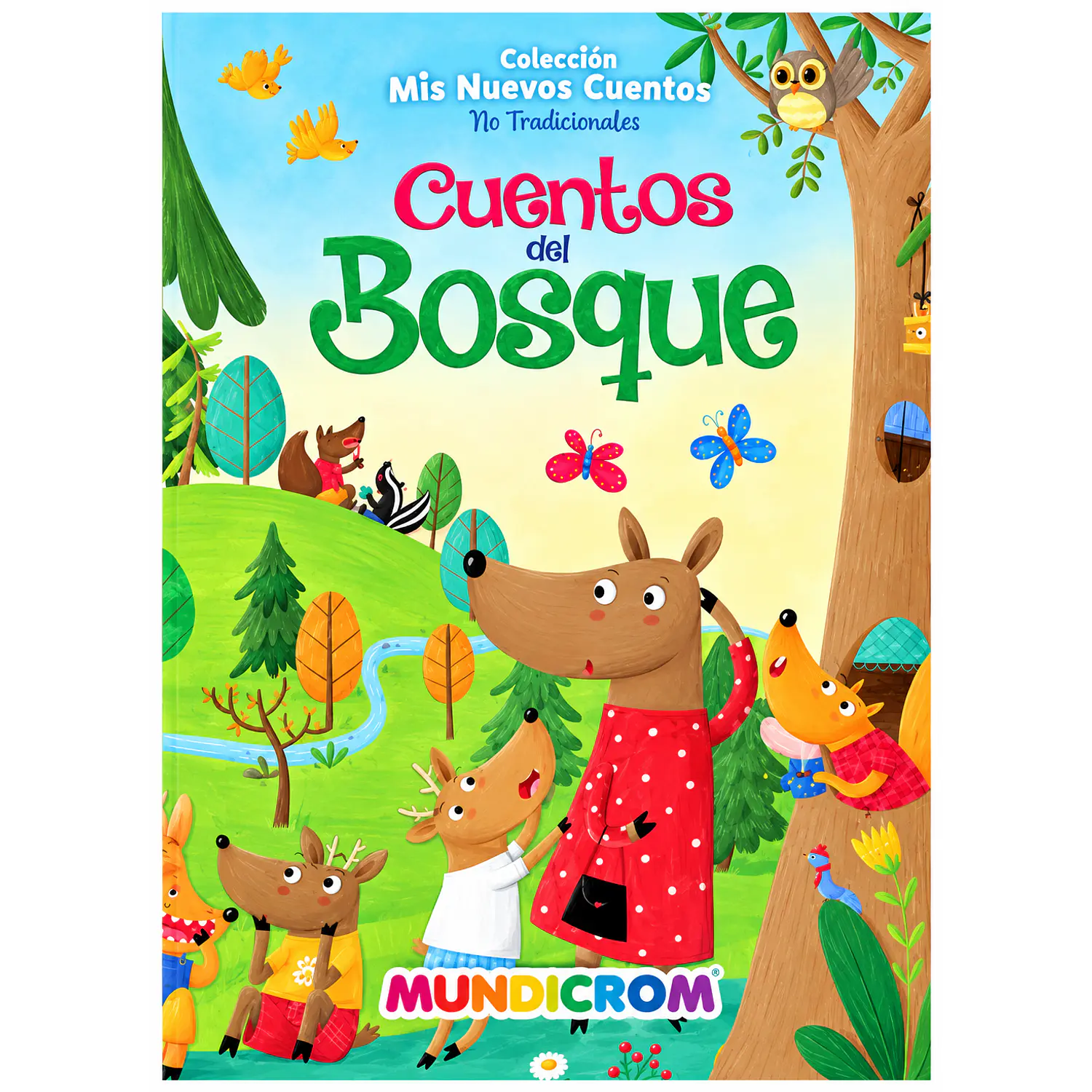 Mundicrom – Cuentos del Bosque no Tradicionales – Tapa y Hojas de Cartón – 1