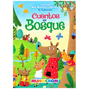 Mundicrom – Cuentos del Bosque no Tradicionales – Tapa y Hojas de Cartón