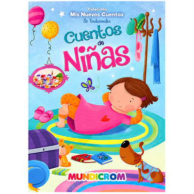 Mundicrom – Cuentos de Niñas no Tradicionales – Tapa y Hojas de Cartón