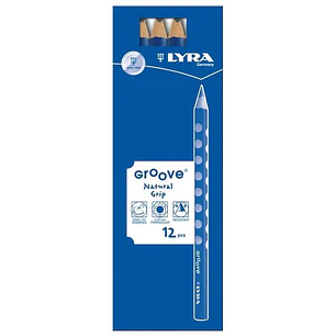 Lyra – Lápiz Grafito Groove Jumbo –  12 Un