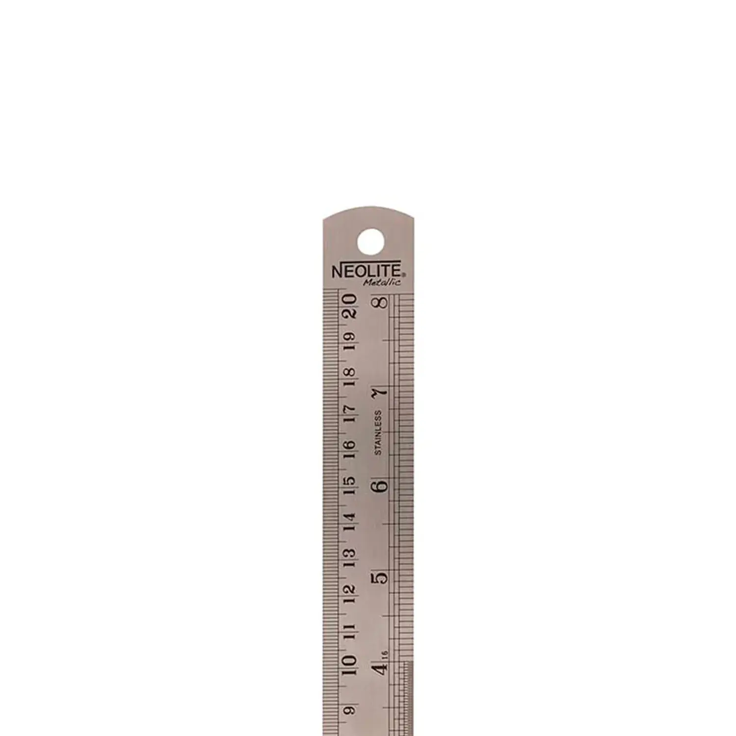 Neolite – Regla Metálica de Precisión – 20 cm – 2