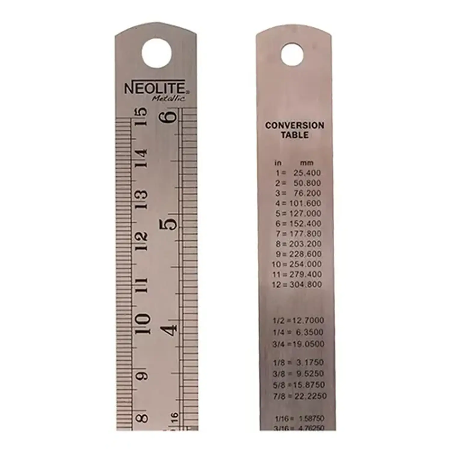 Neolite – Regla Metálica de Precisión – 20 cm – 3