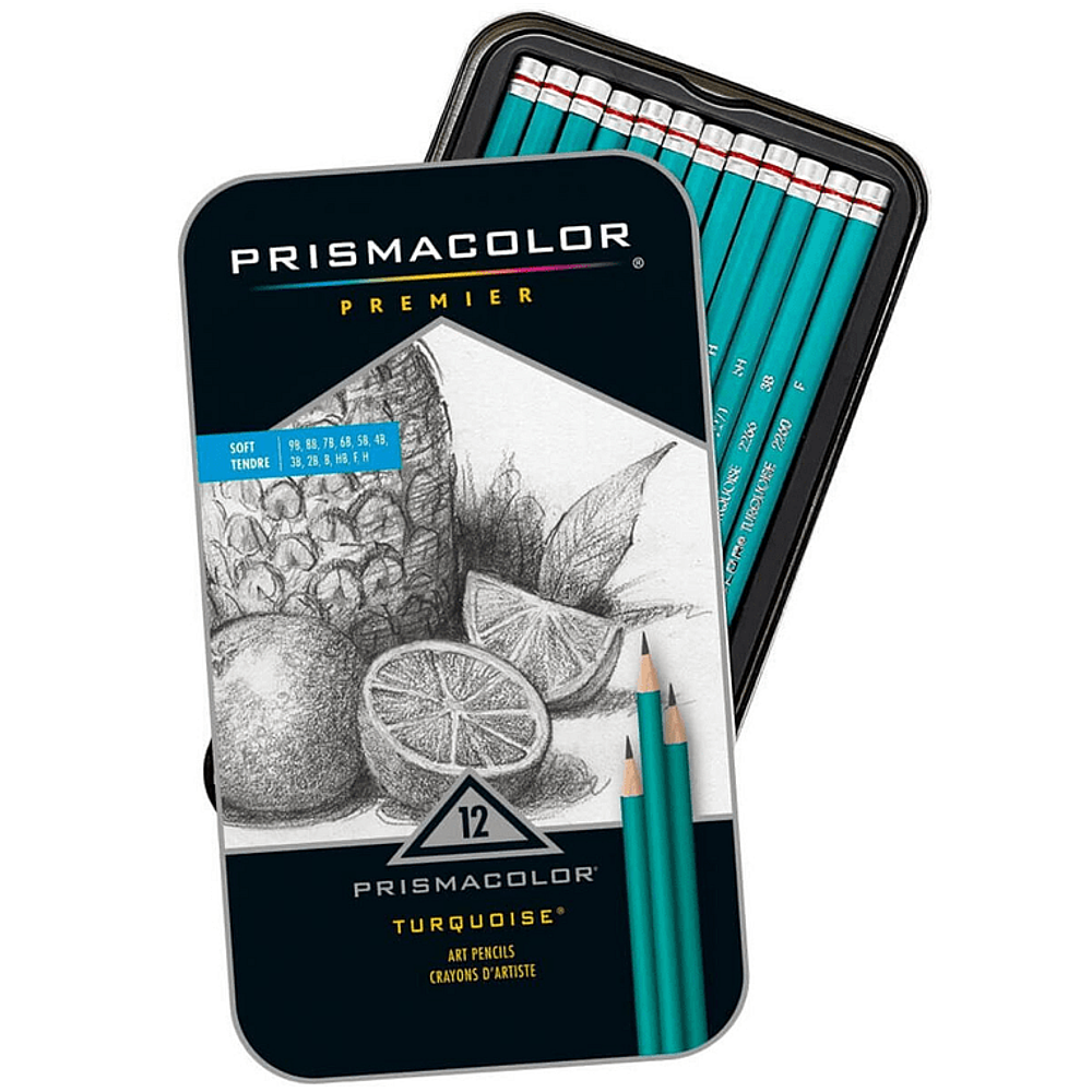 Prismacolor Premier - 12 Lápices Grafito Blandos.