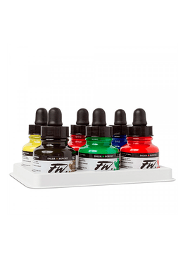 Set Tinta Acrílica Daler Rowney -  6 Colores Primarios