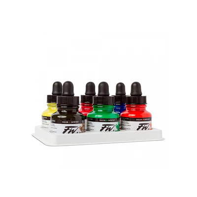 Daler and Rowney - Set Tinta Acrílica - 6 Colores Primarios