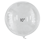 Globos burbuja transparente 50 piezas 10"/25cm 