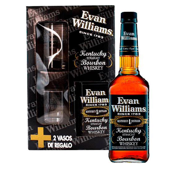 6 PACK Bourbon Whiskey Evan Williams E.N