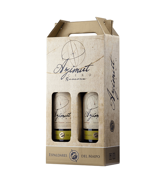 Pack Vino Azimut Cero x 2 botellas 750 cc