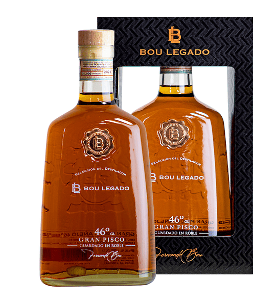 GRAN PISCO BOU LEGADO 46º SELECCIÓN DEL DESTILADOR