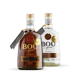 Pack Pisco Bou Legado Roble 40º+BLanco40º