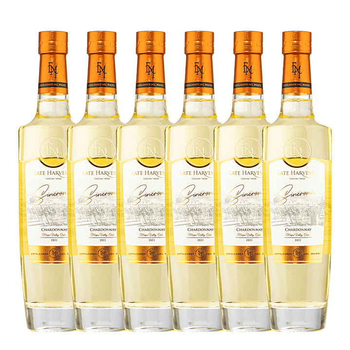 Caja x 6 Vinos Late Harvest Chardonnay 1