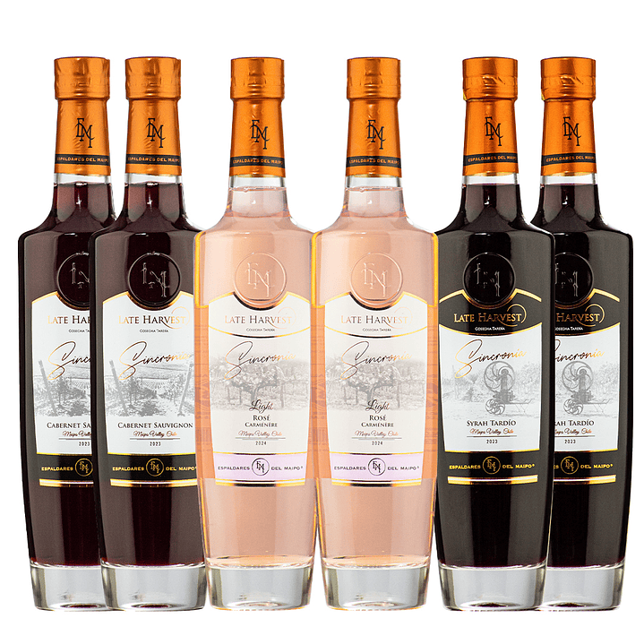 Caja exclusiva de Late Harvest Sincronía de Viña Espaldares del Maipo 1