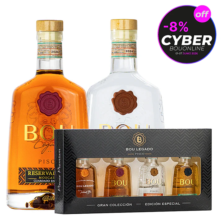 Pack Pisco 40 + Miniaturas bou 1