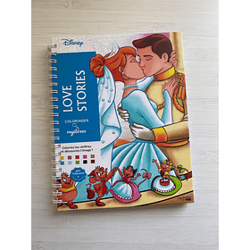 Libro para colorear "Love Stories" - (Historias de Amor) 