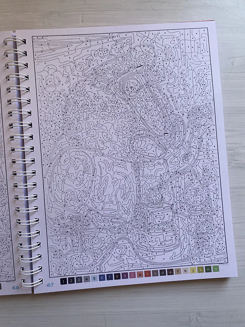Libro para colorear "Méchants - Villanos" 