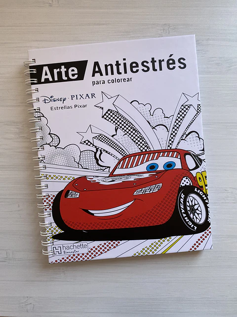 Libro anti estrés "Estrellas de Pixar" 