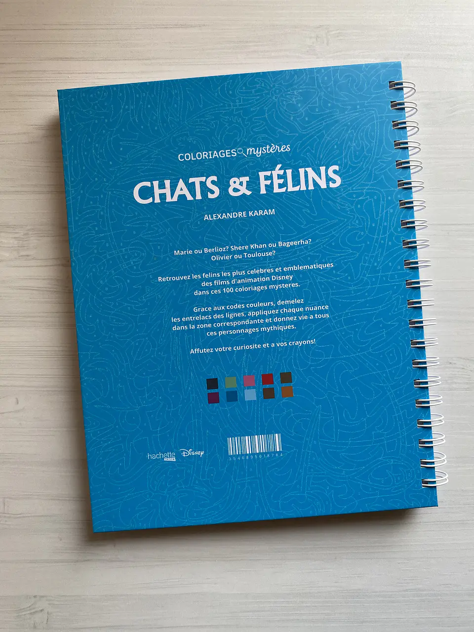 Libro para colorear “Chats & Félins