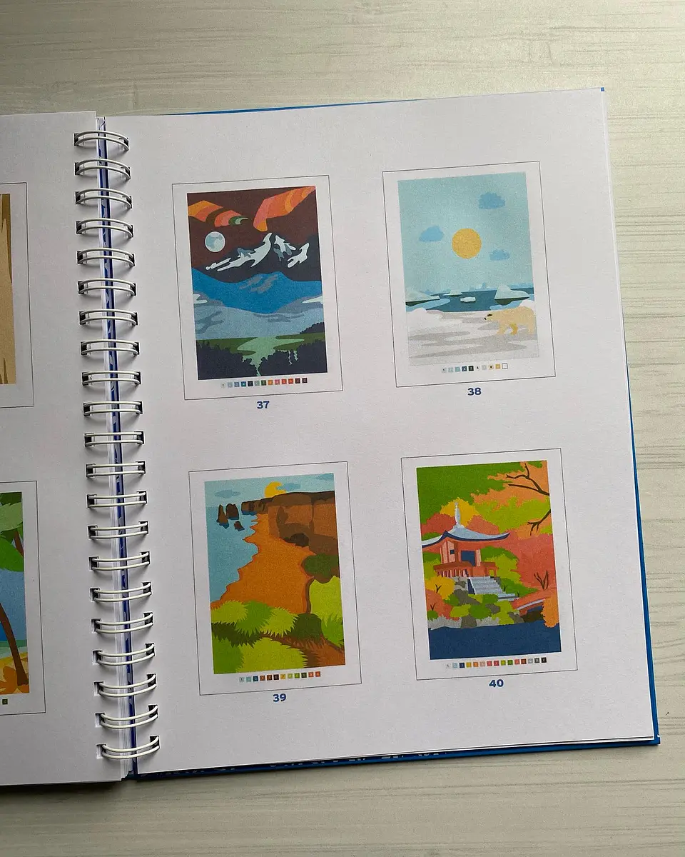 Libro para colorear “ Tour du Monde -  Vuelta al Mundo