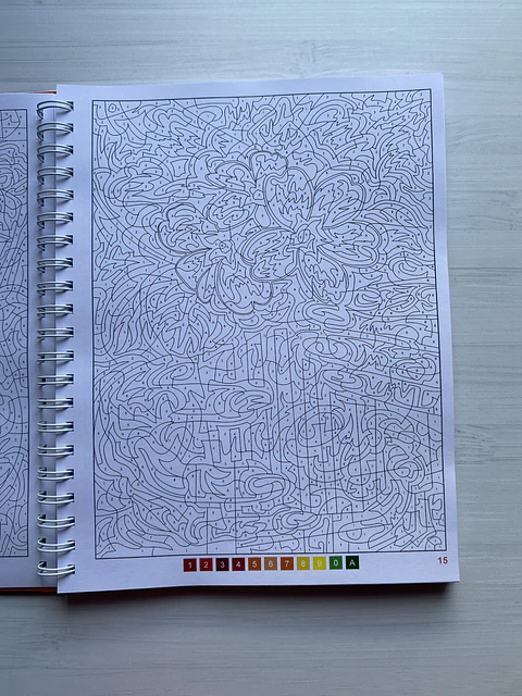 Libro para colorear "Flores"