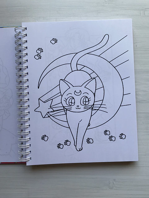 Libro para colorear “Sailor Moon”