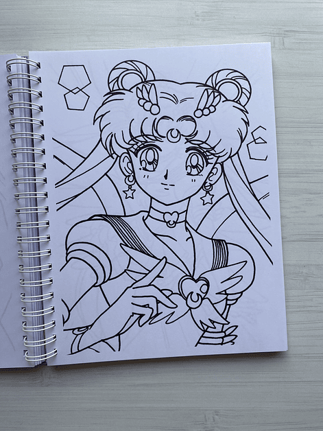 Libro para colorear “Sailor Moon” 8