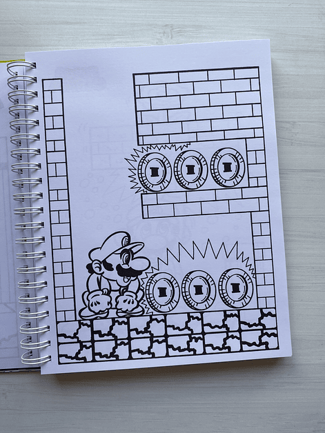 Libro para colorear “Mario Bros” 3