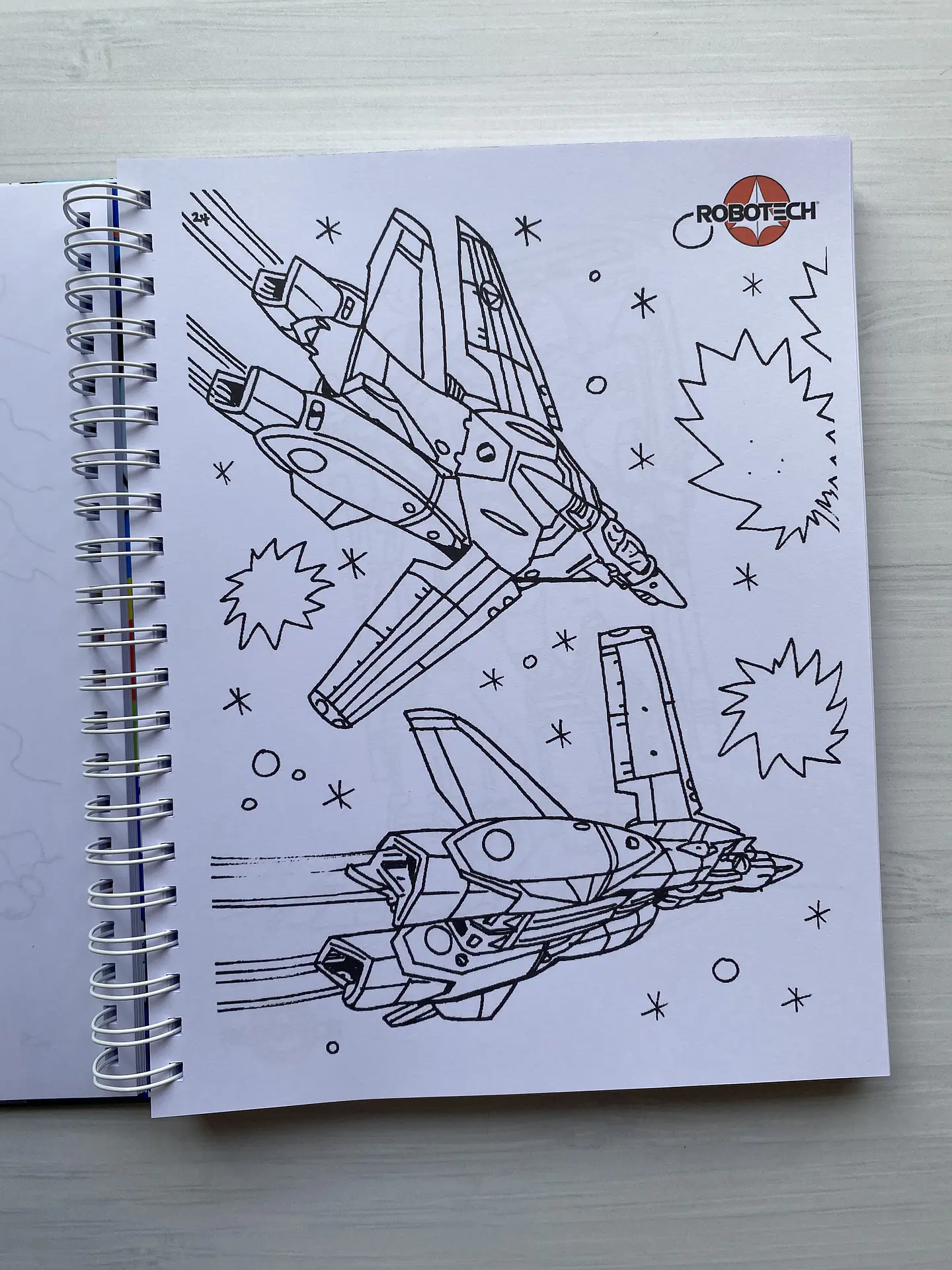 Libro para colorear “Robotech” 2