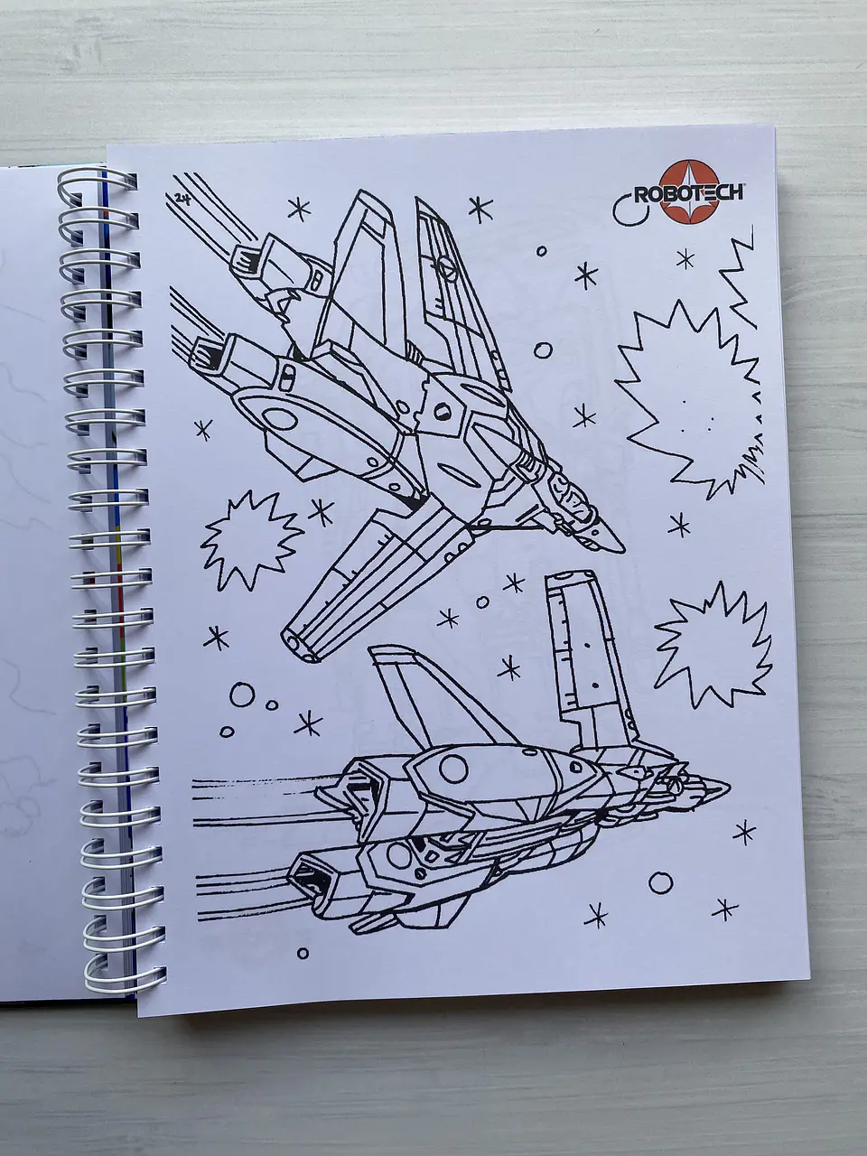 Libro para colorear “Robotech” 2