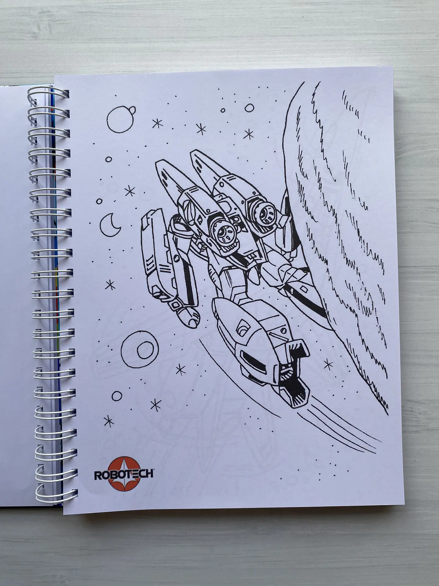 Libro para colorear “Robotech” 3