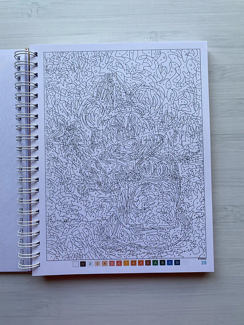 Libro para colorear “Hadas, Brujos y Magos”