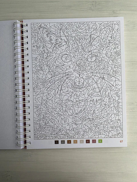 Libro para colorear "Felinos”