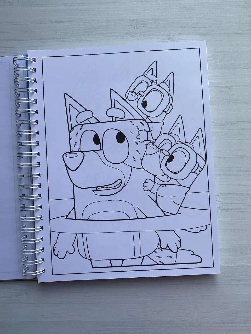 Libro para colorear “Bluey” (100 imágenes) 3