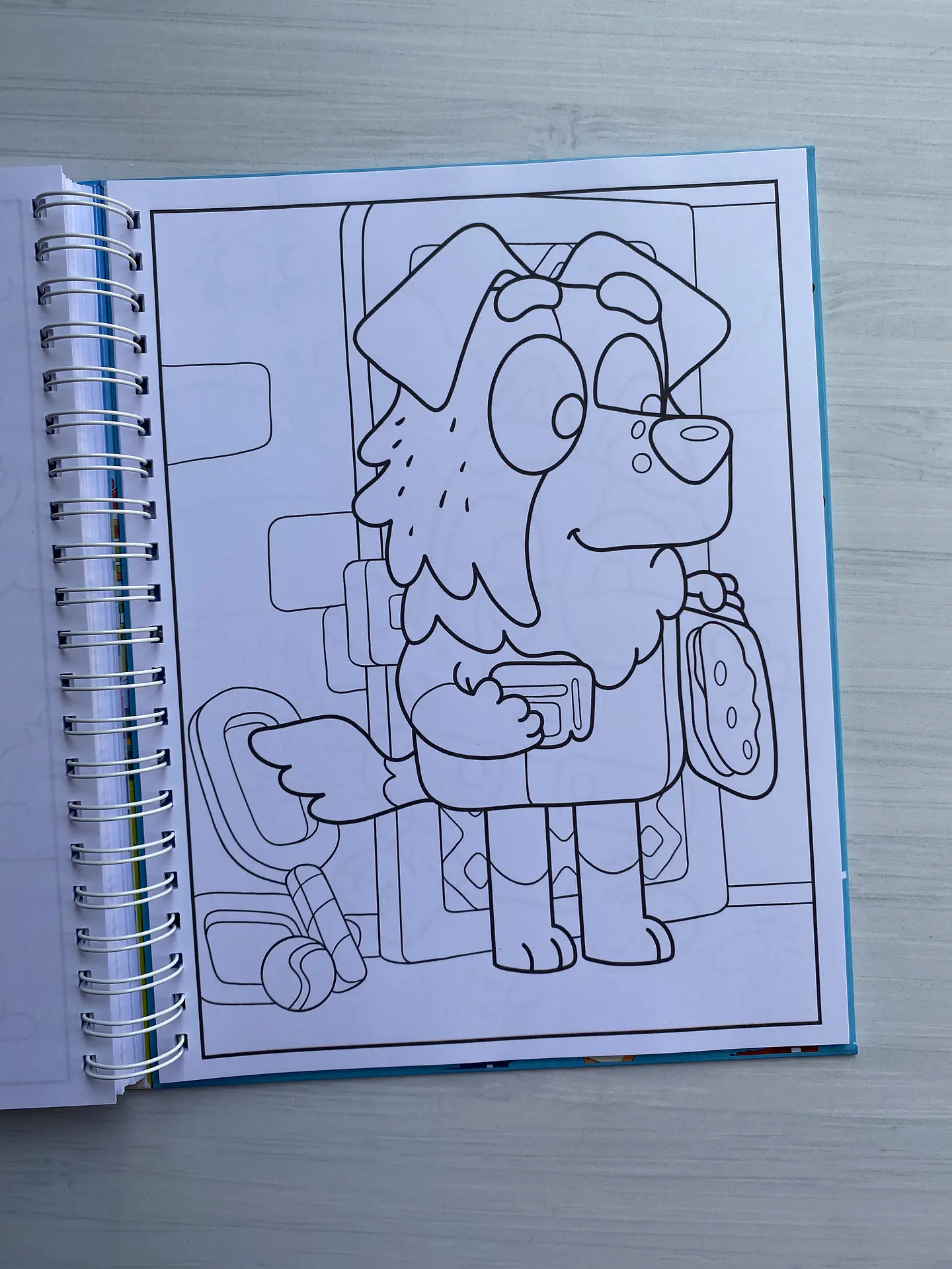 Libro para colorear “Bluey” (100 imágenes) 7
