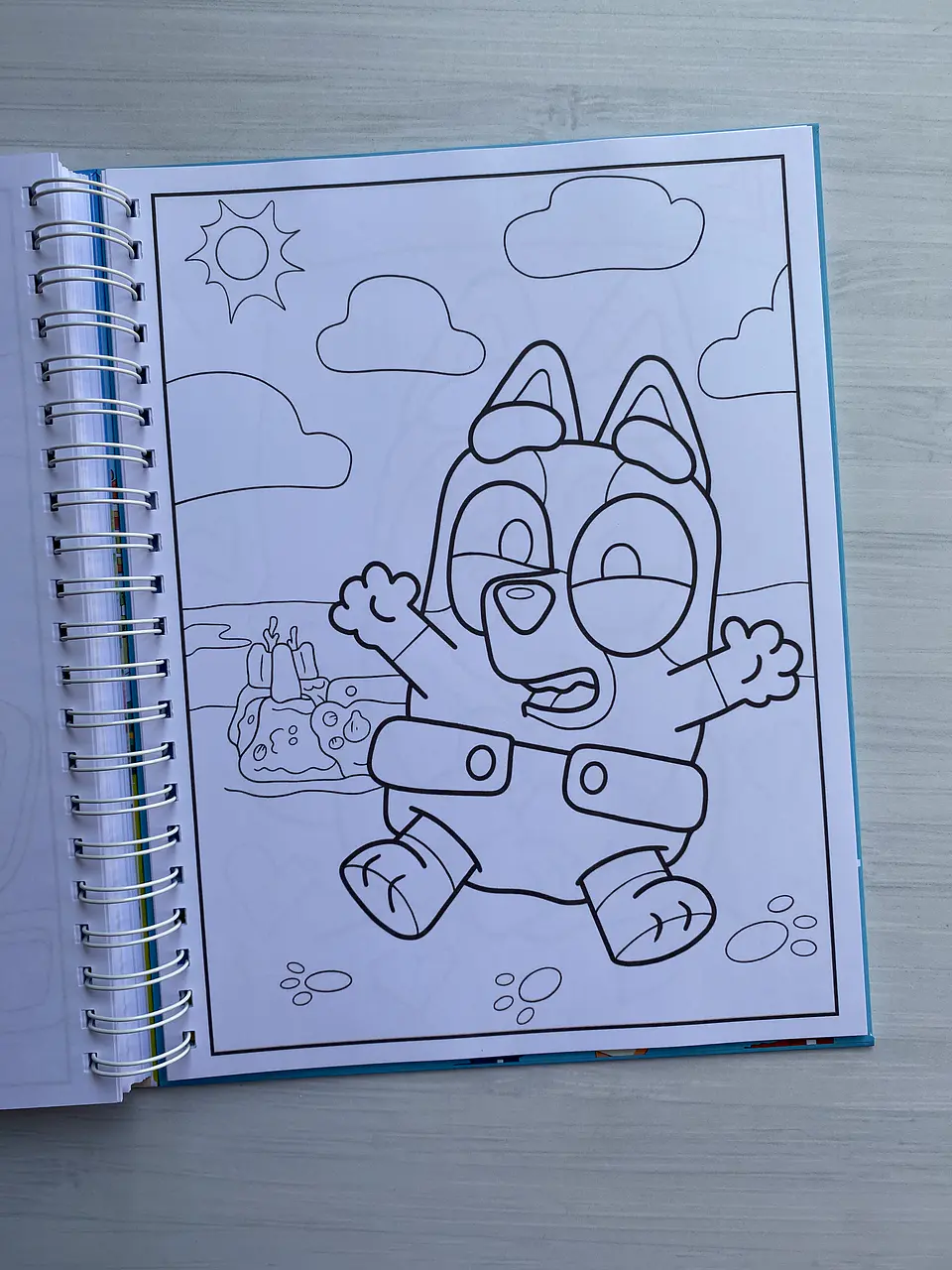 Libro para colorear “Bluey” (100 imágenes) 8