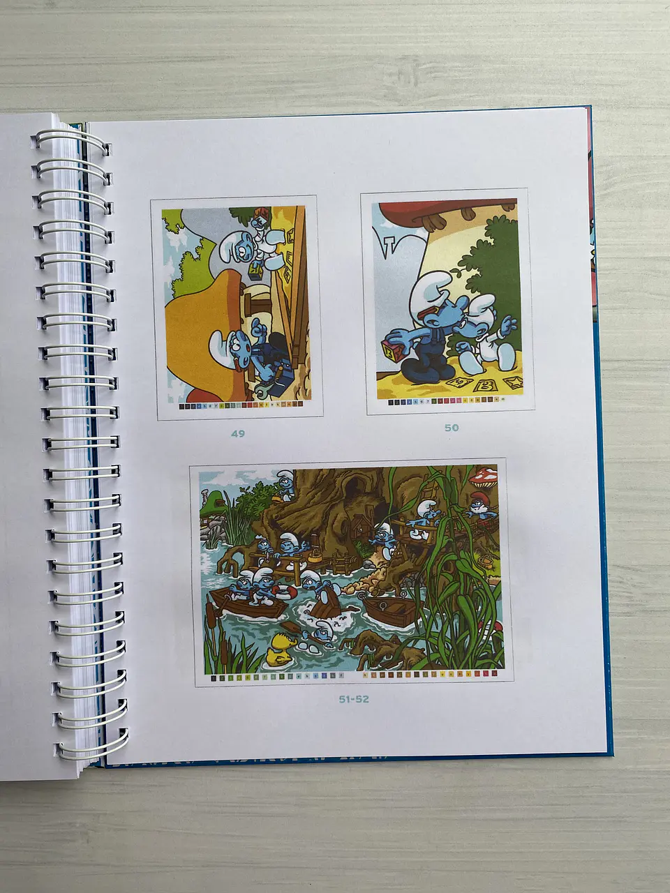 Libro para colorear “Los pitufos” 8